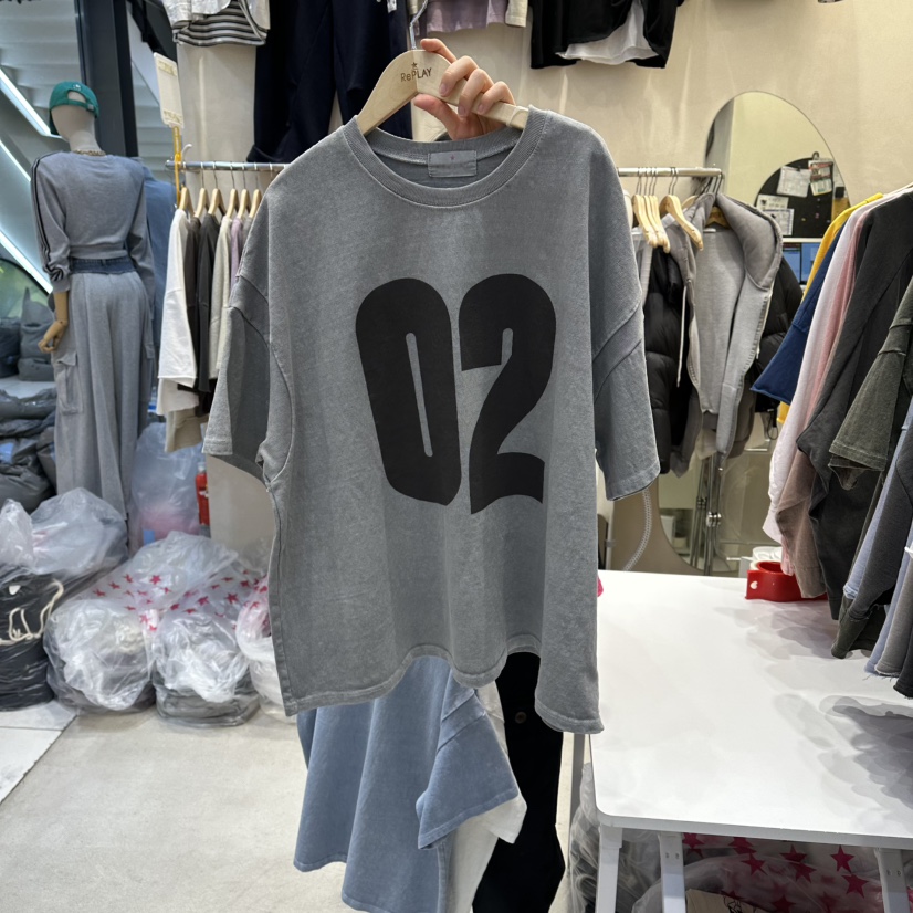 REPLAY韓國東大門代購女裝新款26春夏休閑人氣推薦職業T恤REPLAYT恤圖色4