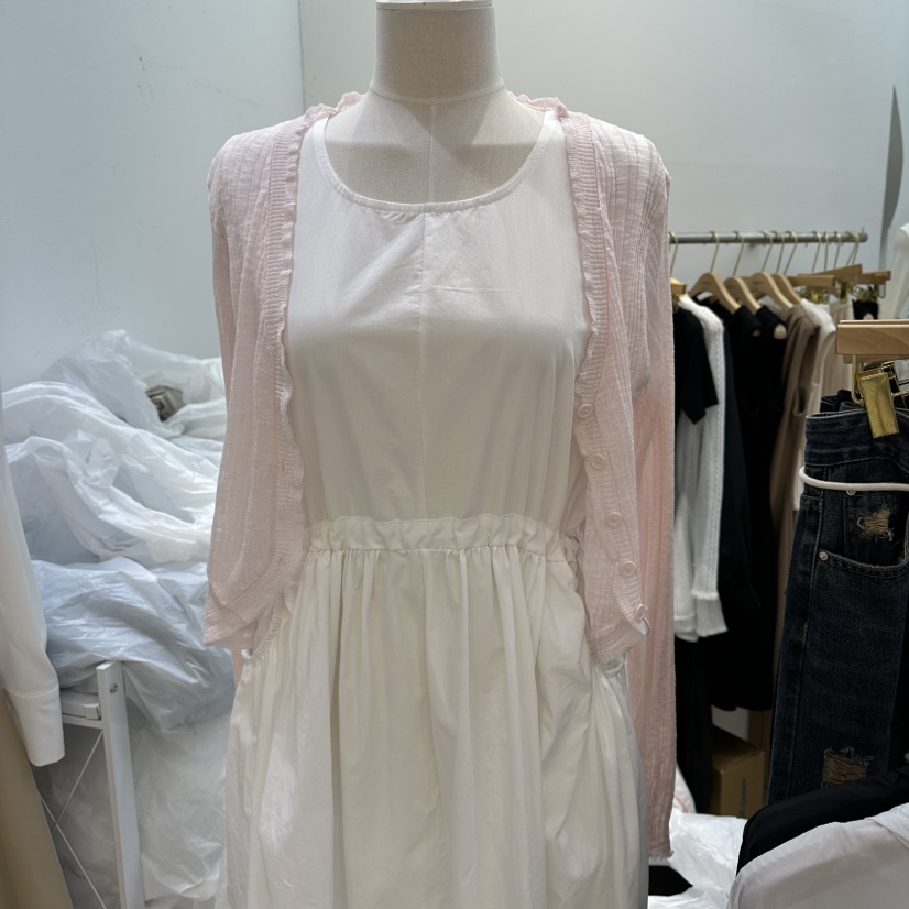 DELIGHT-Q韓國直郵實拍女士新品職業針織衫不含內搭透視開衫DELIGHT-Q針織衫圖色3