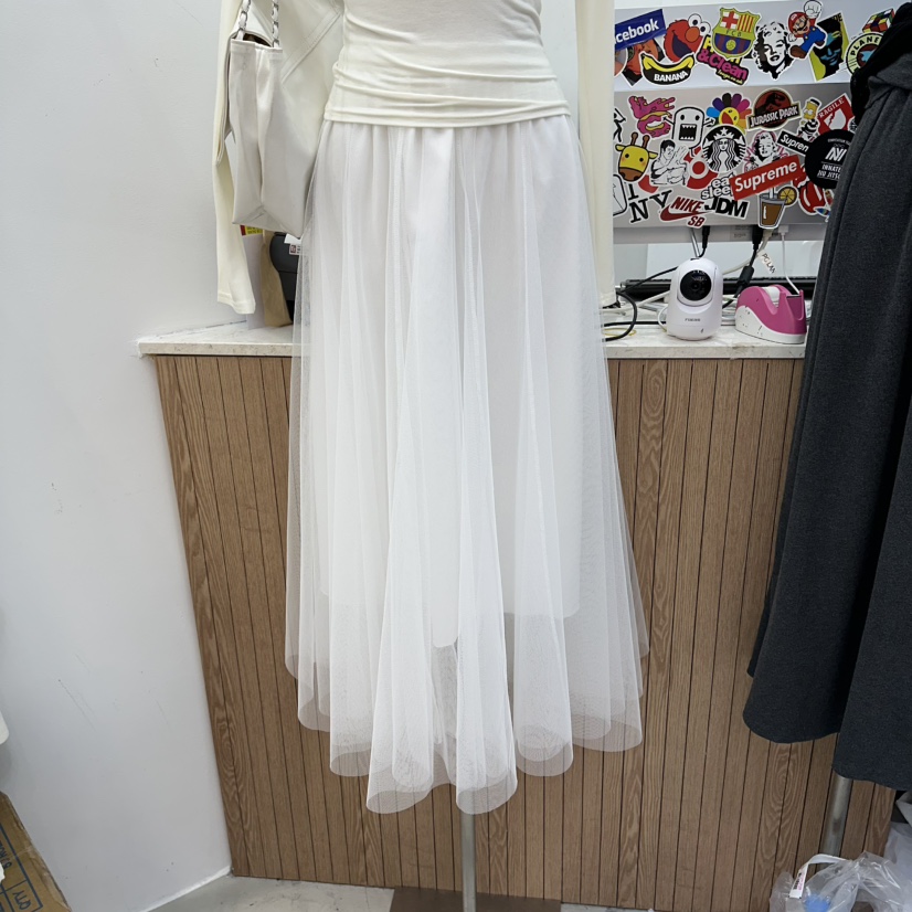 DELIGHT-Q韓國直郵女士新款推薦時尚人氣休閑職業長裙雪紡DELIGHT-Q長裙圖色1