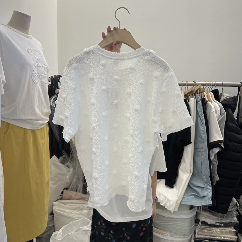 TAN&amp;COMO韓國直郵實拍女士新品休閑職業熱賣26春夏T恤tan-COMOT恤