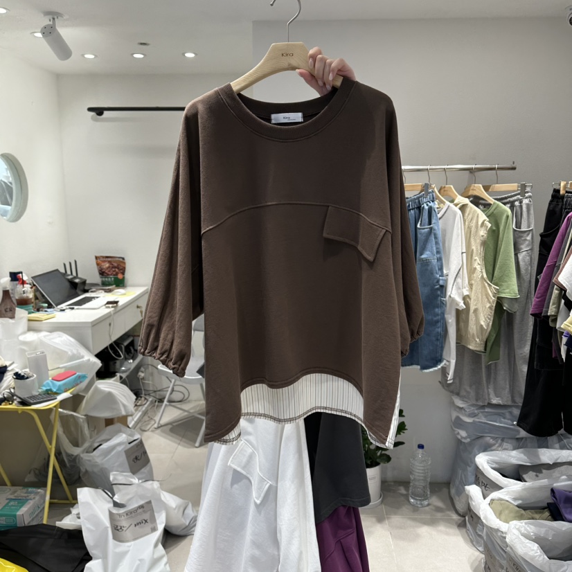 IN KIRA韓國直郵女裝新品推薦時尚休閑26春夏職業熱賣T恤IN KIRAT恤圖色2