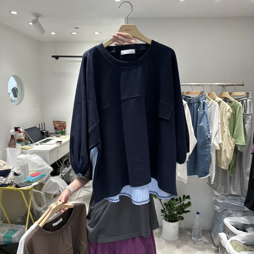 IN KIRA韓國直郵女裝新品推薦時尚休閑26春夏職業熱賣T恤IN KIRAT恤圖色3