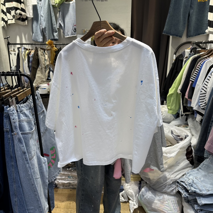 YESFREE韓國直郵女士新品熱賣休閑26春夏職業推薦時尚T恤YESFREET恤