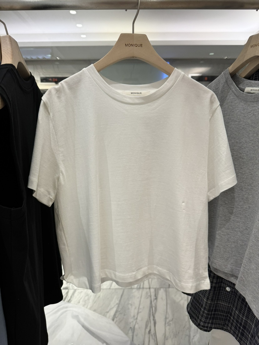 MONIQUE韓國東大門代購女士新款推薦熱賣人氣26春夏T恤棉MONIQUET恤圖色1