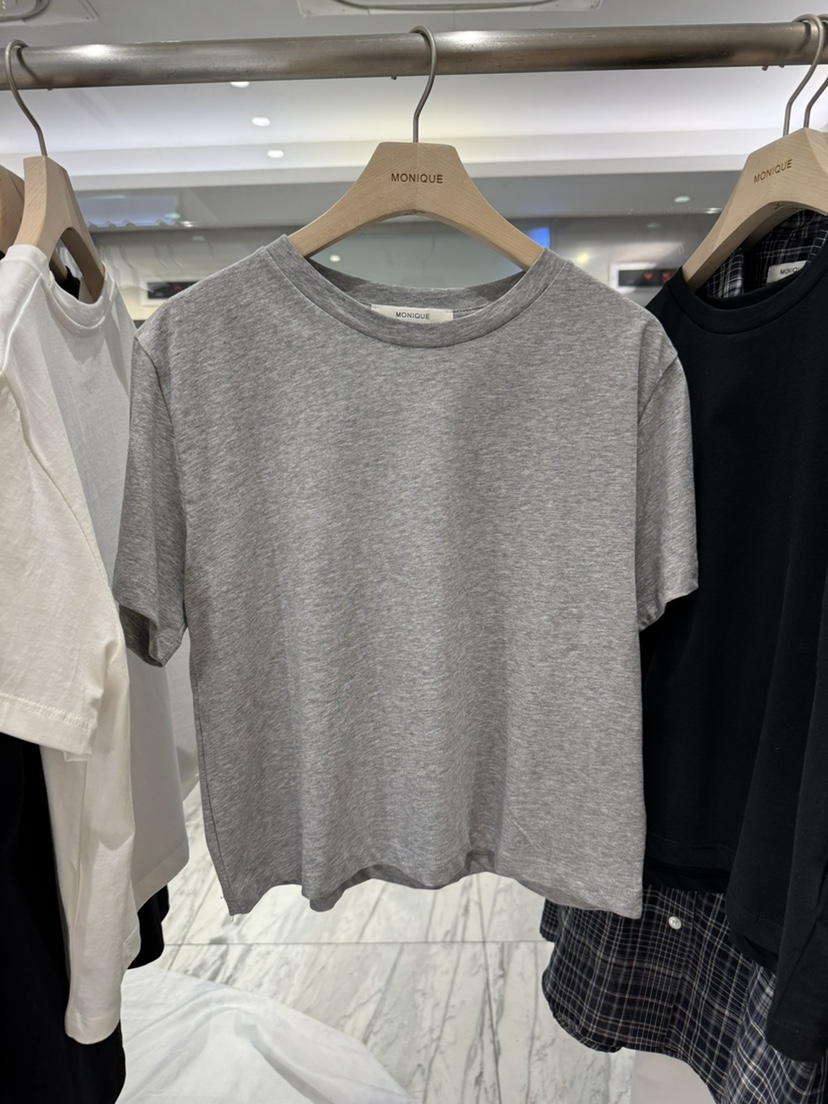 MONIQUE韓國東大門代購女士新款推薦熱賣人氣26春夏T恤棉MONIQUET恤圖色2