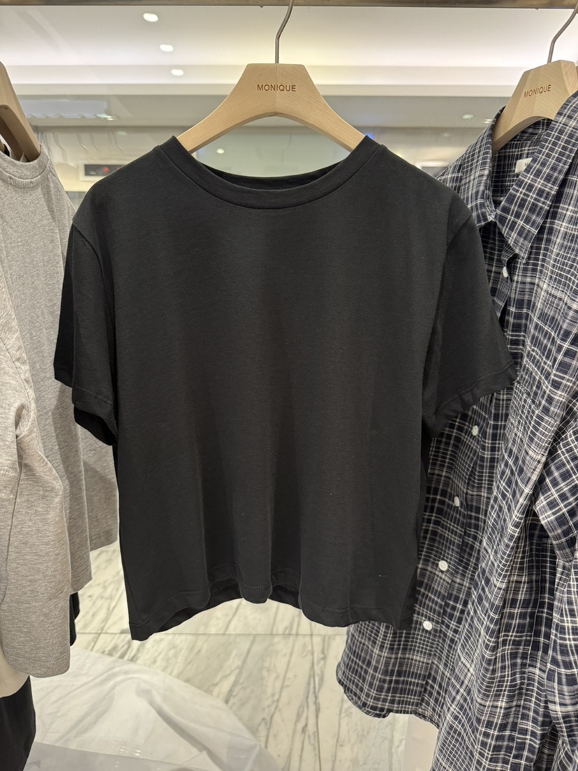 MONIQUE韓國東大門代購女士新款推薦熱賣人氣26春夏T恤棉MONIQUET恤圖色3