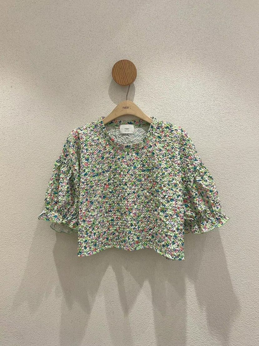 NEAR韓國直郵實拍女士新款推薦休閑職業26春夏襯衫蕾絲衫NEAR襯衫/蕾絲衫圖色1
