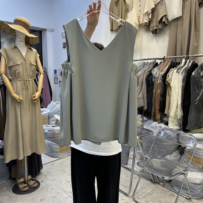 MARIGOLD韓國東大門直郵女裝新品休閑推薦時尚職業吊帶背心MARIGOLD吊帶/背心