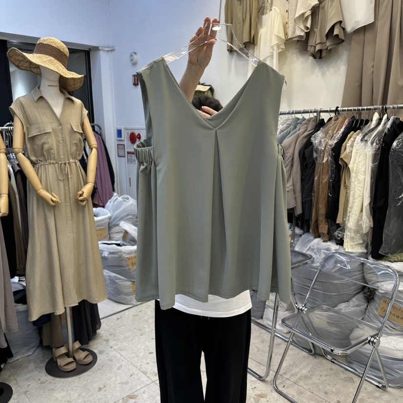 MARIGOLD韓國東大門直郵女裝新品休閑推薦時尚職業吊帶背心MARIGOLD吊帶/背心圖色1