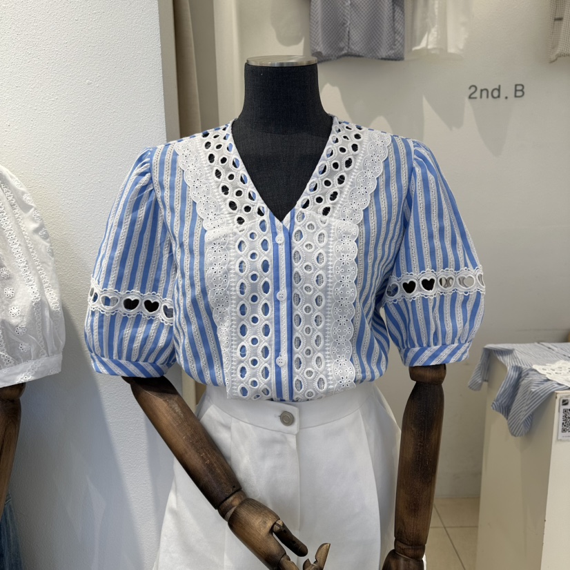 2nd B-S韓國直郵女裝新品26春夏職業熱賣推薦襯衫蕾絲衫2nd B-S襯衫/蕾絲衫圖色1