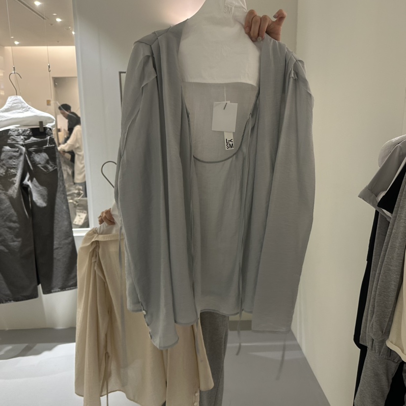 LOVE YOU SO MUCH/MORE THAN YESTERDAY韓國東大門代購女士新款職業襯衫蕾絲衫LYSM/MORE THAN YESTERDAY襯衫/蕾絲衫圖色2