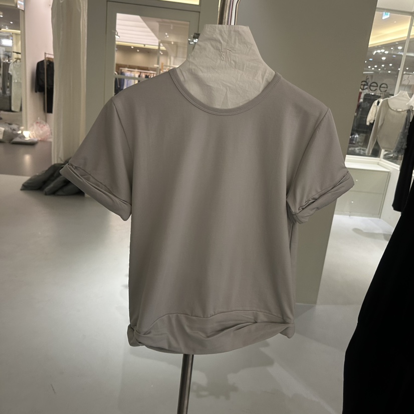 LOVE YOU SO MUCH/MORE THAN YESTERDAY韓國直郵女士新款26春夏T恤LYSM/MORE THAN YESTERDAYT恤圖色1