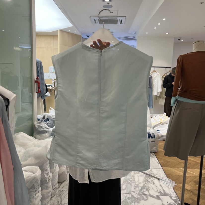 ALMOND韓國直郵實拍女裝新品人氣時尚職業休閑襯衫蕾絲衫ALMOND襯衫/蕾絲衫