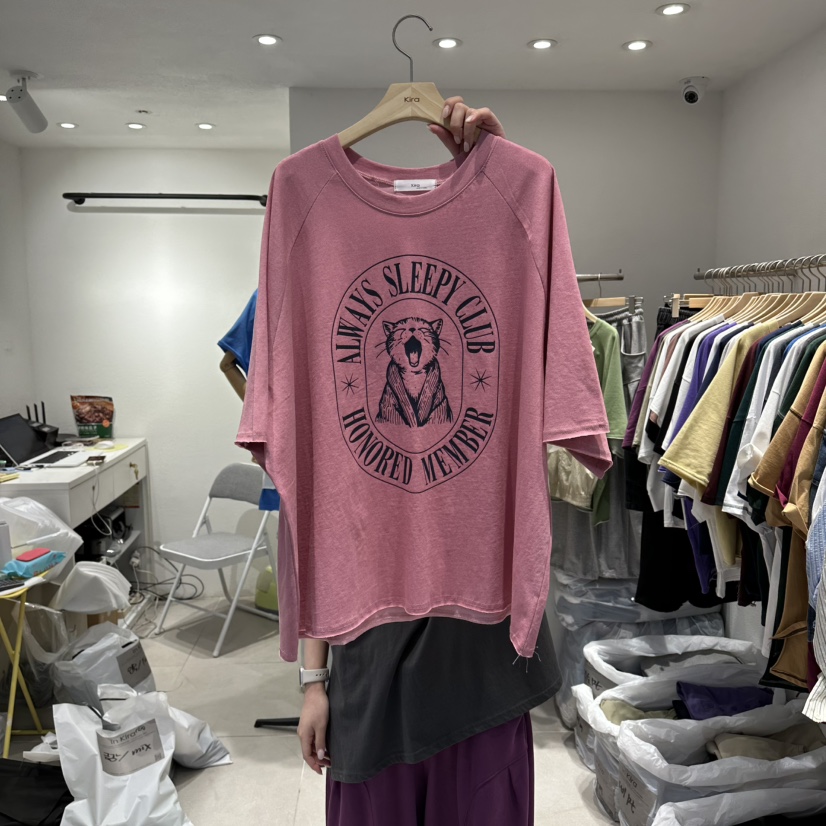 IN KIRA韓國東大門直郵女士新品休閑時尚26春夏人氣推薦T恤IN KIRAT恤圖色1