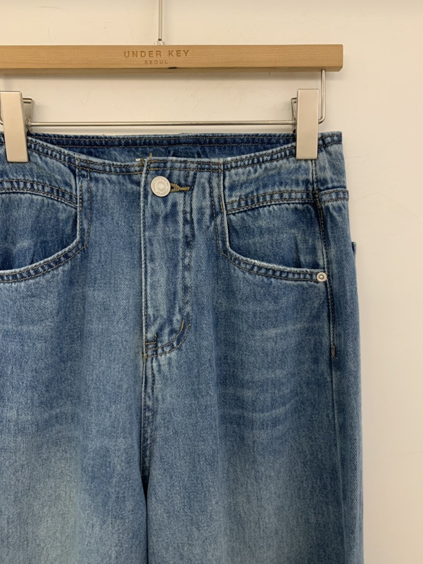 UNDER KEY韓國東大門代購女裝新品熱賣職業休閑時尚牛仔褲UNDER KEY牛仔褲