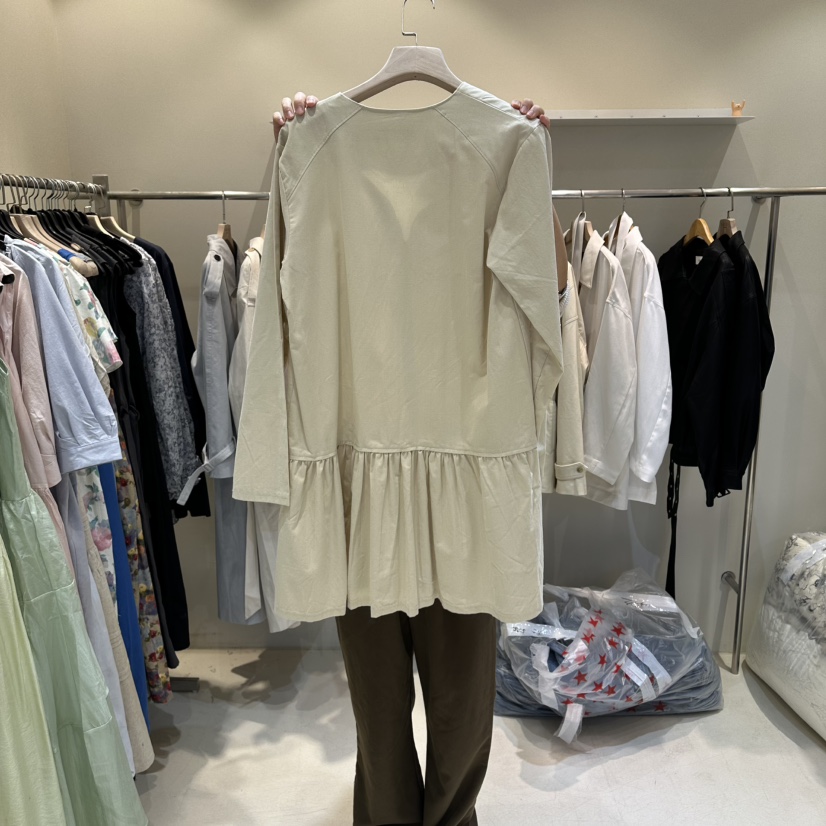 HER/PLAYLIST韓國直郵實拍女士新品熱賣推薦連衣裙蝴蝶結HER/PLAYLIST連衣裙