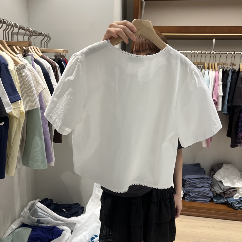 THE CAMEL韓國直郵女士新款推薦襯衫蕾絲衫the came_l 家襯衫/蕾絲衫