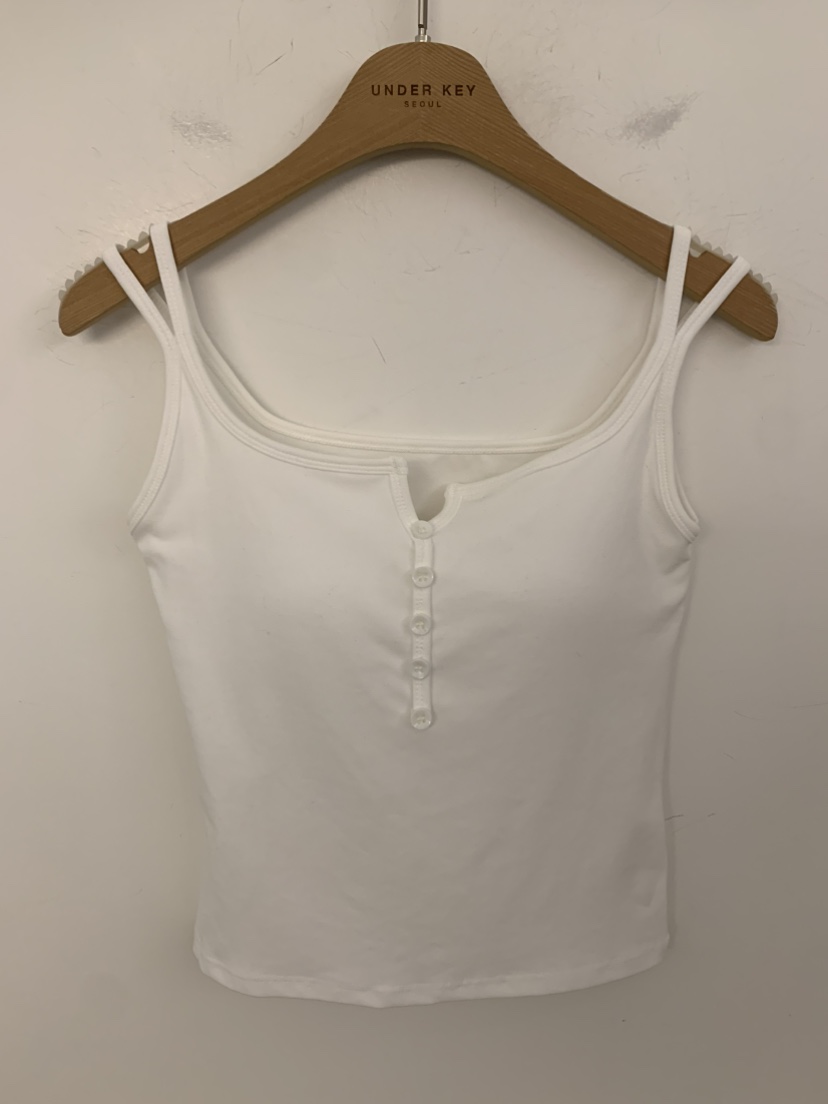 UNDER KEY韓國直郵女裝新品職業熱賣26春夏吊帶背心紐扣UNDER KEY吊帶/背心圖色4