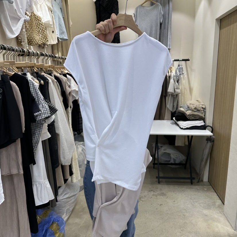 HOLYBANANA韓國直郵實拍女裝新品職業人氣26春夏吊帶背心groovy.H/HOLYBANANA吊帶/背心圖色3