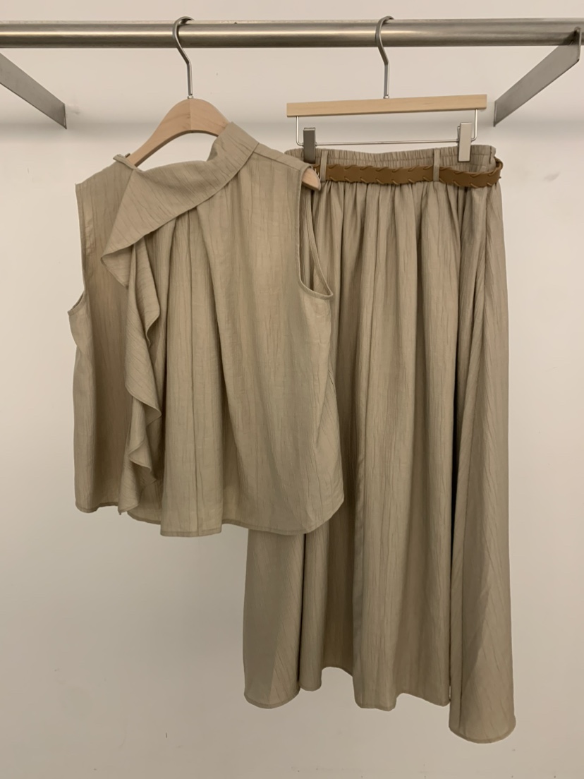 UNDER KEY韓國東大門代購女士新品人氣推薦休閑套裝含腰帶UNDER KEY套裝