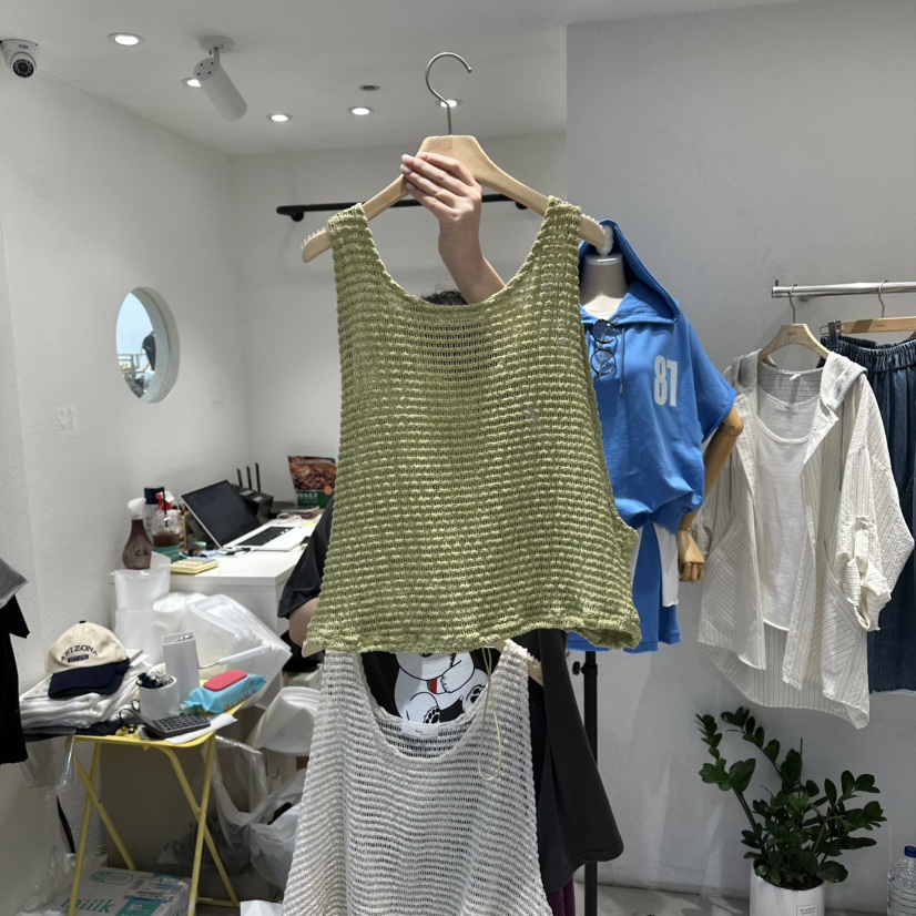 IN KIRA韓國代購女裝新款熱賣休閑人氣時尚職業吊帶背心IN KIRA吊帶/背心