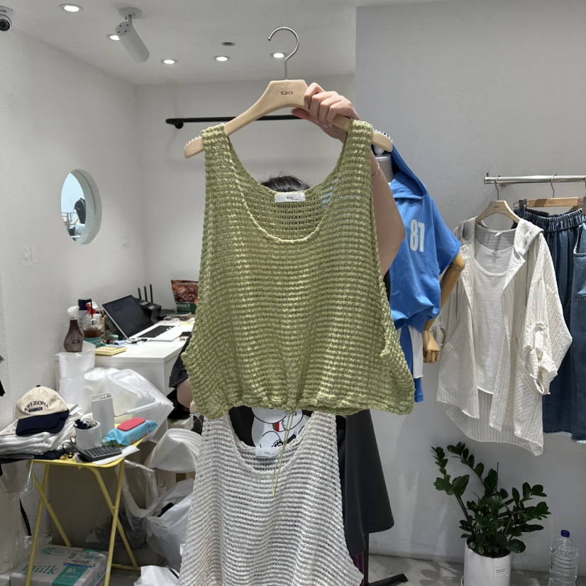 IN KIRA韓國代購女裝新款熱賣休閑人氣時尚職業吊帶背心IN KIRA吊帶/背心圖色3
