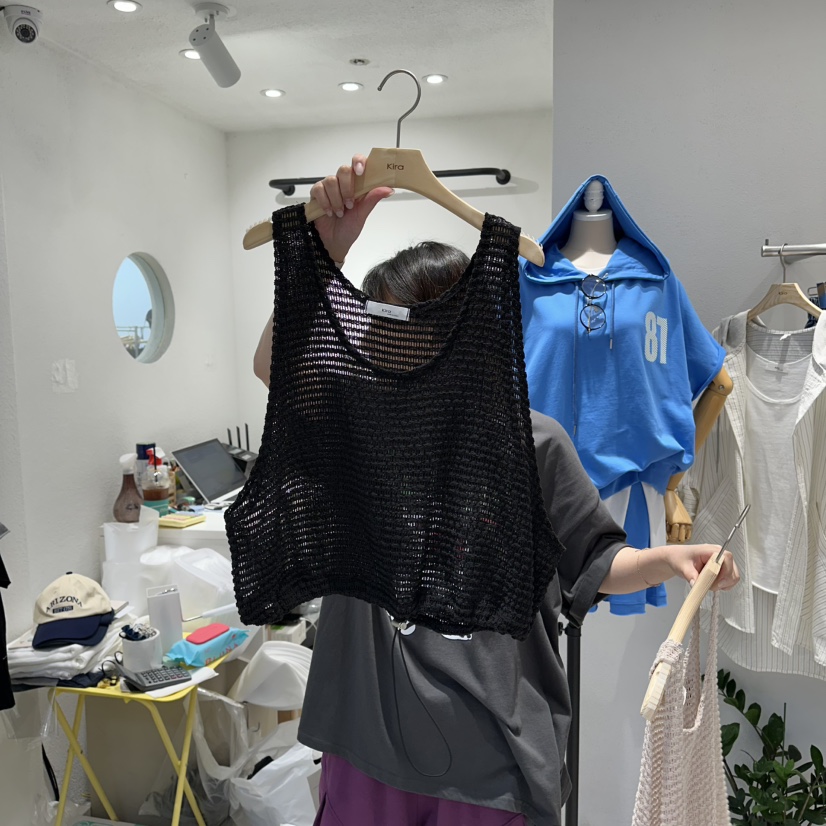 IN KIRA韓國代購女裝新款熱賣休閑人氣時尚職業吊帶背心IN KIRA吊帶/背心圖色4