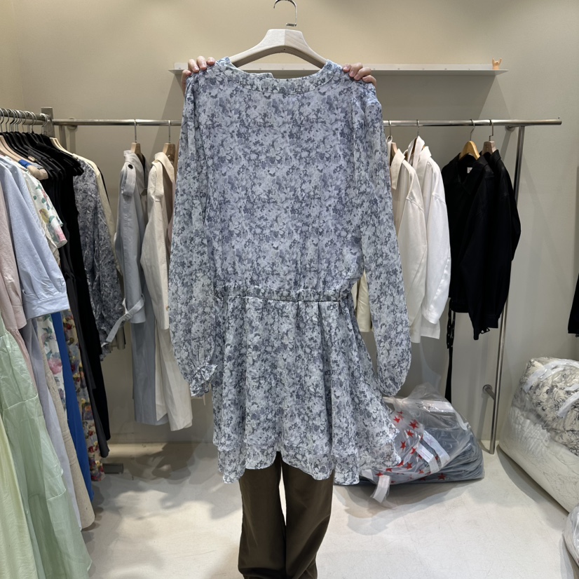 HER/PLAYLIST韓國直郵女裝新品職業推薦休閑時尚26春夏連衣裙HER/PLAYLIST連衣裙