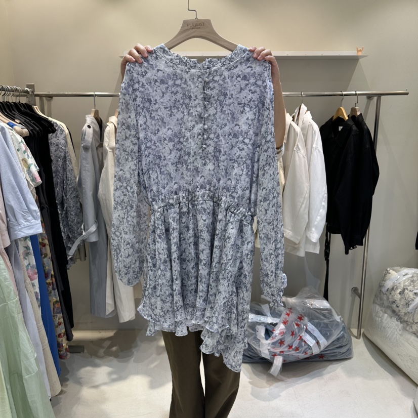 HER/PLAYLIST韓國直郵女裝新品職業推薦休閑時尚26春夏連衣裙HER/PLAYLIST連衣裙圖色1