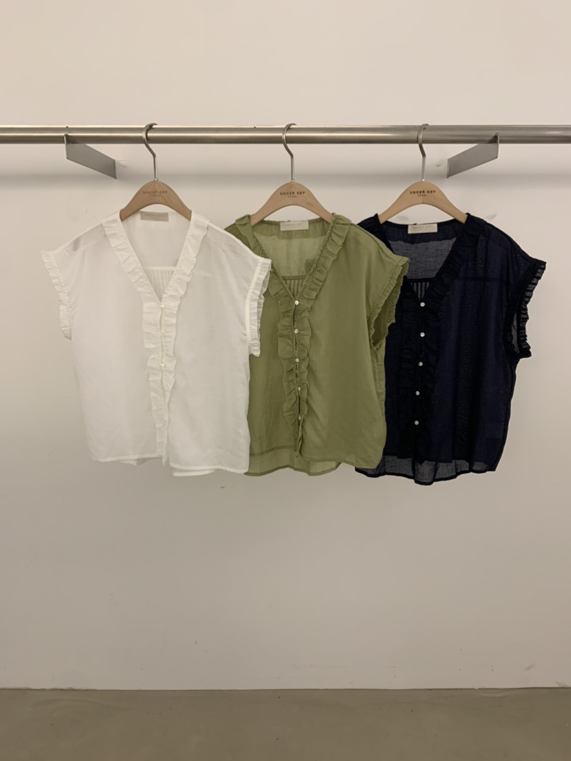 UNDER KEY韓國直郵實拍女裝新品人氣26春夏推薦襯衫蕾絲衫UNDER KEY襯衫/蕾絲衫
