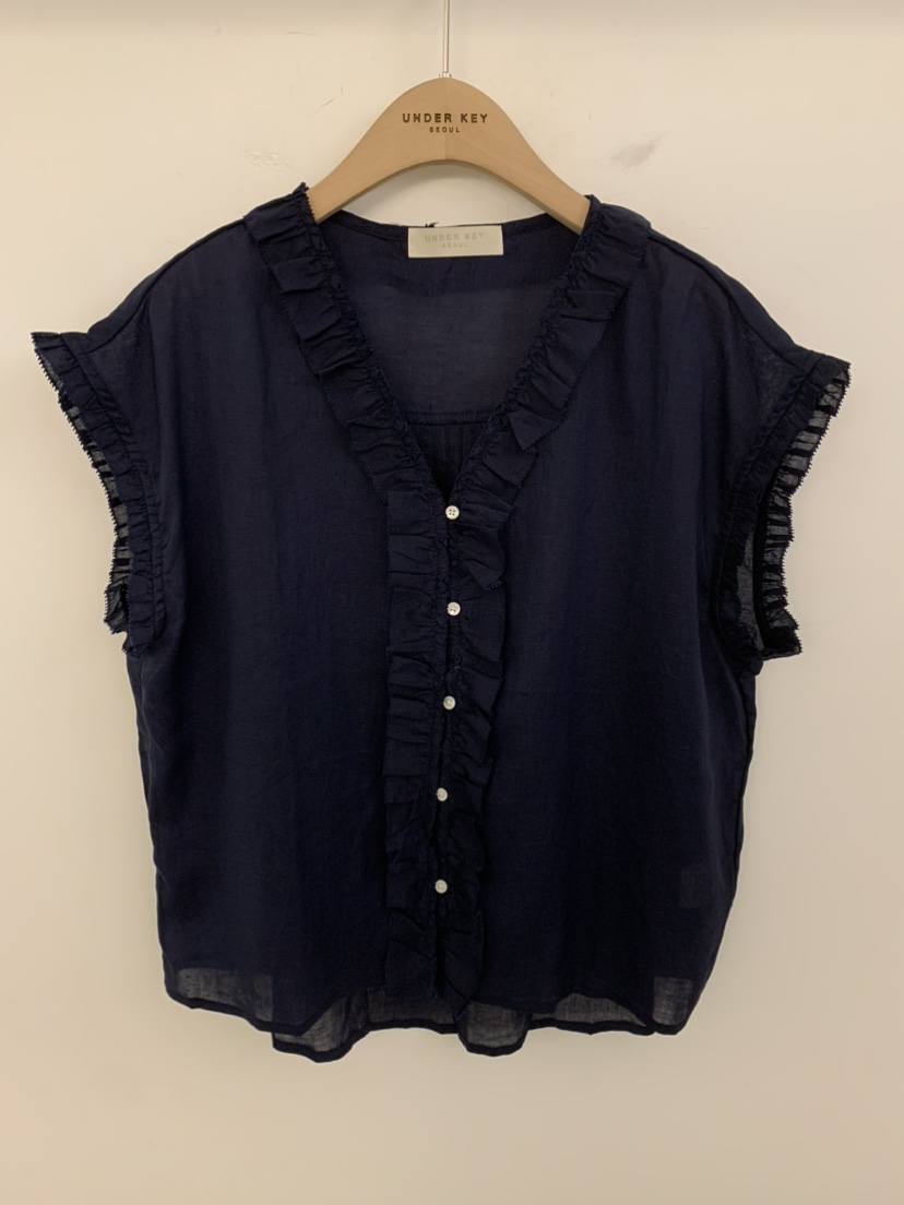 UNDER KEY韓國直郵實拍女裝新品人氣26春夏推薦襯衫蕾絲衫UNDER KEY襯衫/蕾絲衫圖色2