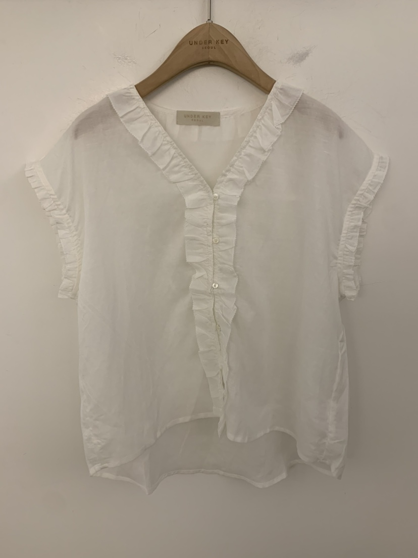UNDER KEY韓國直郵實拍女裝新品人氣26春夏推薦襯衫蕾絲衫UNDER KEY襯衫/蕾絲衫圖色3