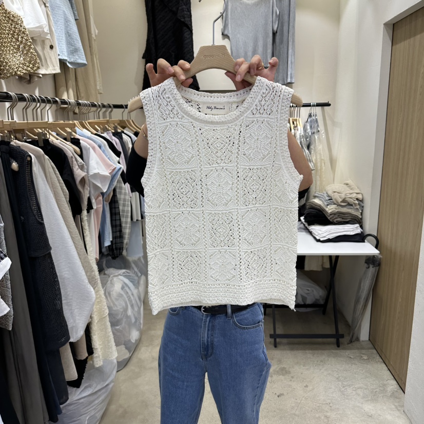 HOLYBANANA韓國東大門直郵女士新款熱賣人氣休閑吊帶背心groovy.H/HOLYBANANA吊帶/背心圖色2