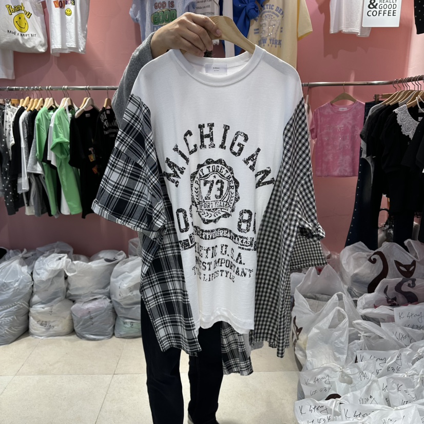 K STORY韓國代購女士新品職業熱賣休閑時尚人氣26春夏T恤K STORYT恤圖色1