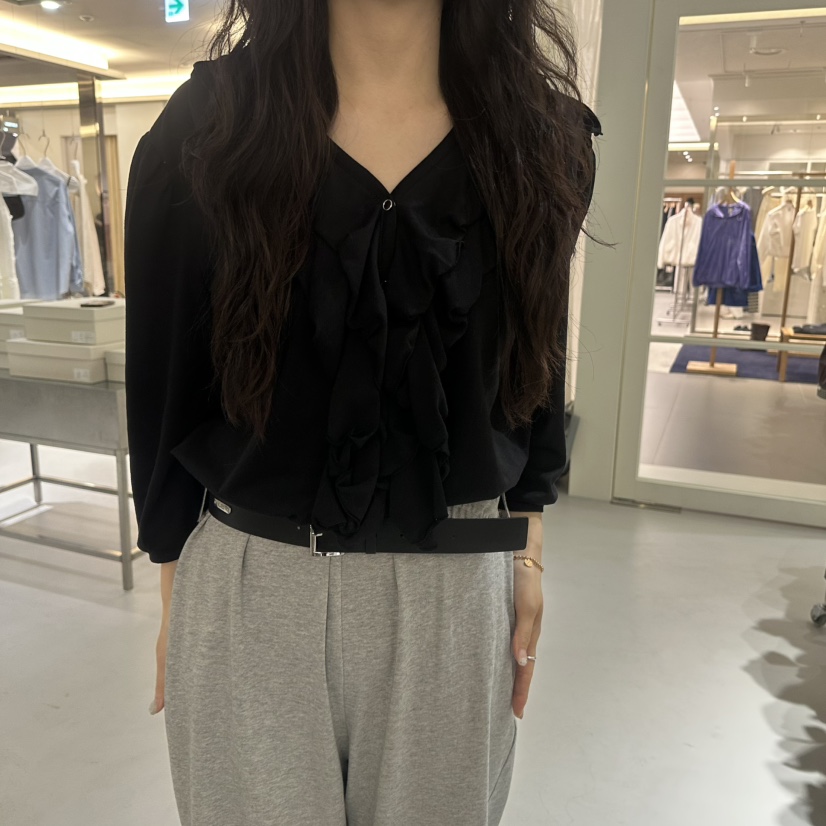 LOVE YOU SO MUCH/MORE THAN YESTERDAY韓國直郵實拍女裝新品26春夏襯衫蕾絲衫LYSM/MORE THAN YESTERDAY襯衫/蕾絲衫圖色2