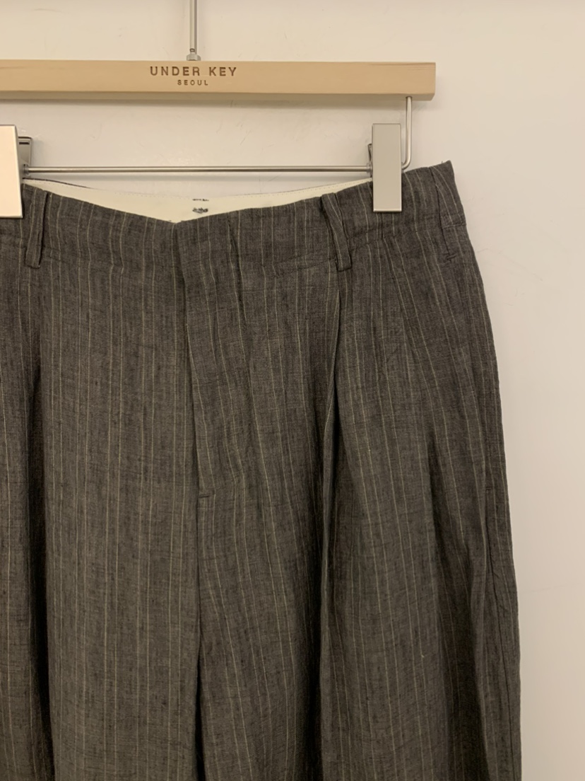 UNDER KEY韓國代購女士新款人氣26春夏熱賣休閑褲亞麻布UNDER KEY休閑褲