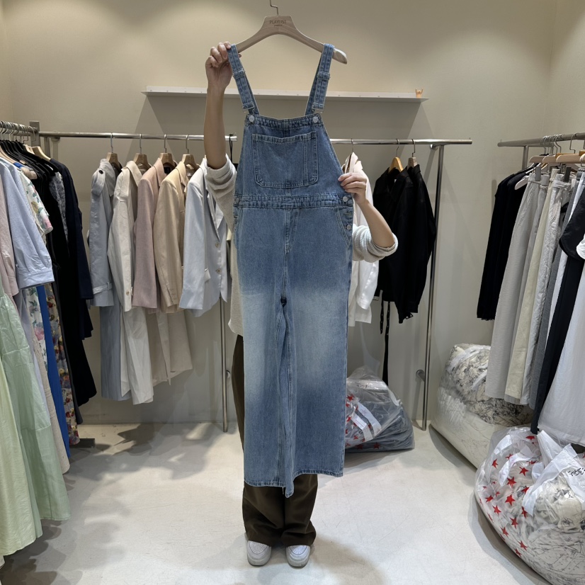 HER/PLAYLIST韓國直郵女裝新款職業人氣推薦時尚休閑背帶褲HER/PLAYLIST背帶褲圖色1