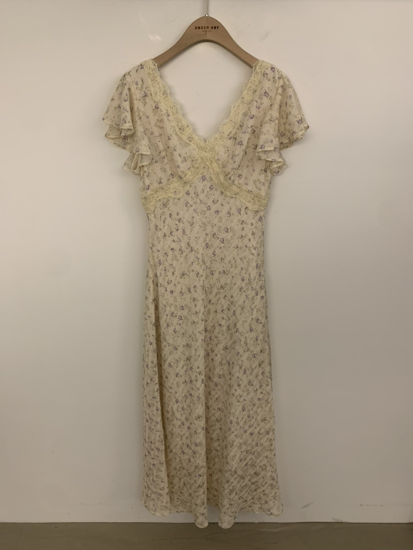 UNDER KEY韓國東大門代購女士新款休閑職業推薦連衣裙蕾絲UNDER KEY連衣裙圖色1