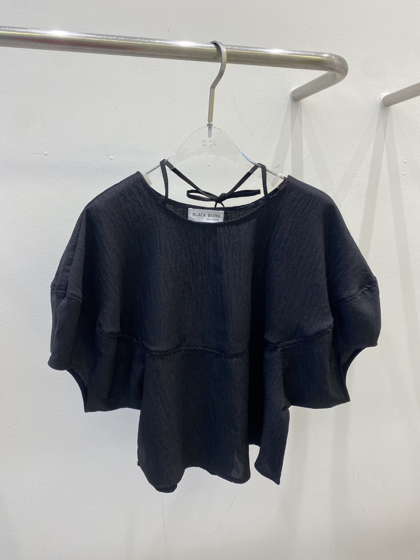 BLACK BIJOU韓國直郵女裝新款職業推薦人氣襯衫蕾絲衫鏤空BLACK BIJOU襯衫/蕾絲衫圖色3