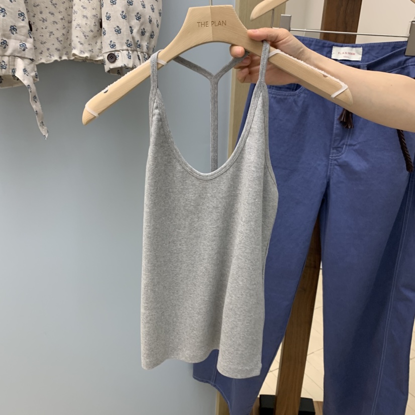 THEPLAN韓國直郵女士新款熱賣休閑時尚人氣職業26春夏吊帶背心THE PLAN吊帶/背心圖色3