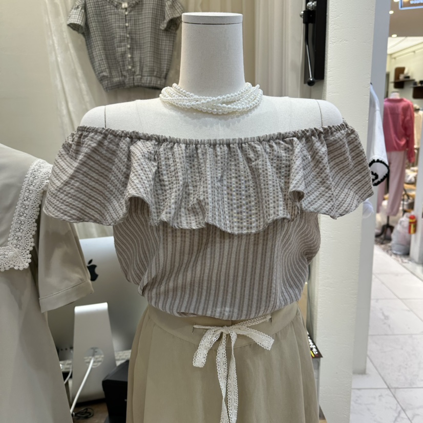 HOLYBANANA韓國東大門代購女裝新款26春夏推薦襯衫蕾絲衫groovy.H/HOLYBANANA襯衫/蕾絲衫圖色2