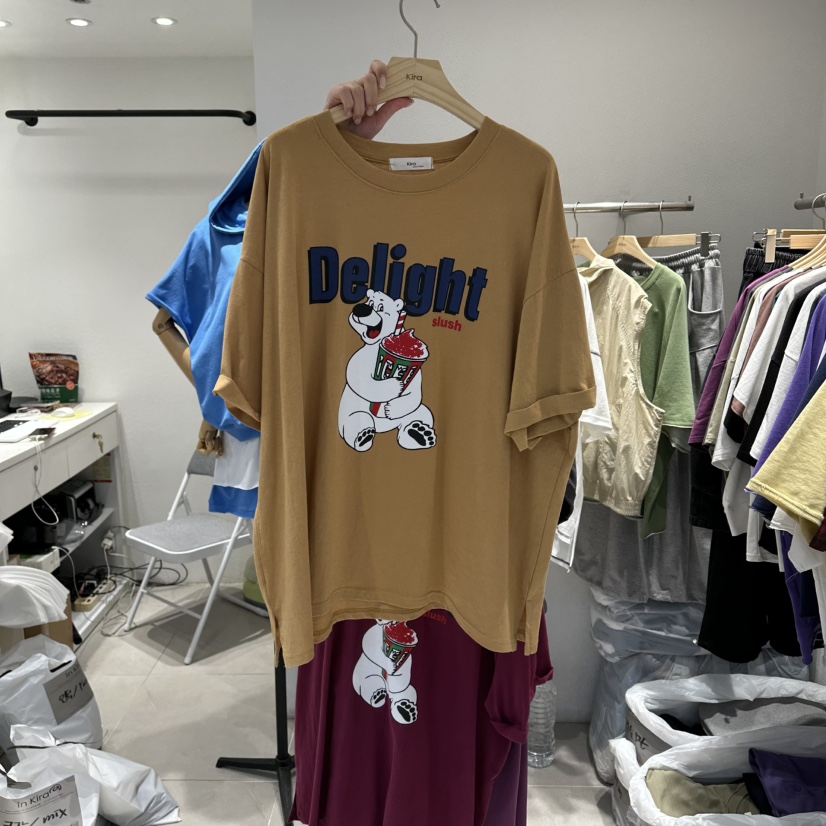 IN KIRA韓國東大門代購女士新款時尚推薦休閑熱賣26春夏T恤IN KIRAT恤圖色2