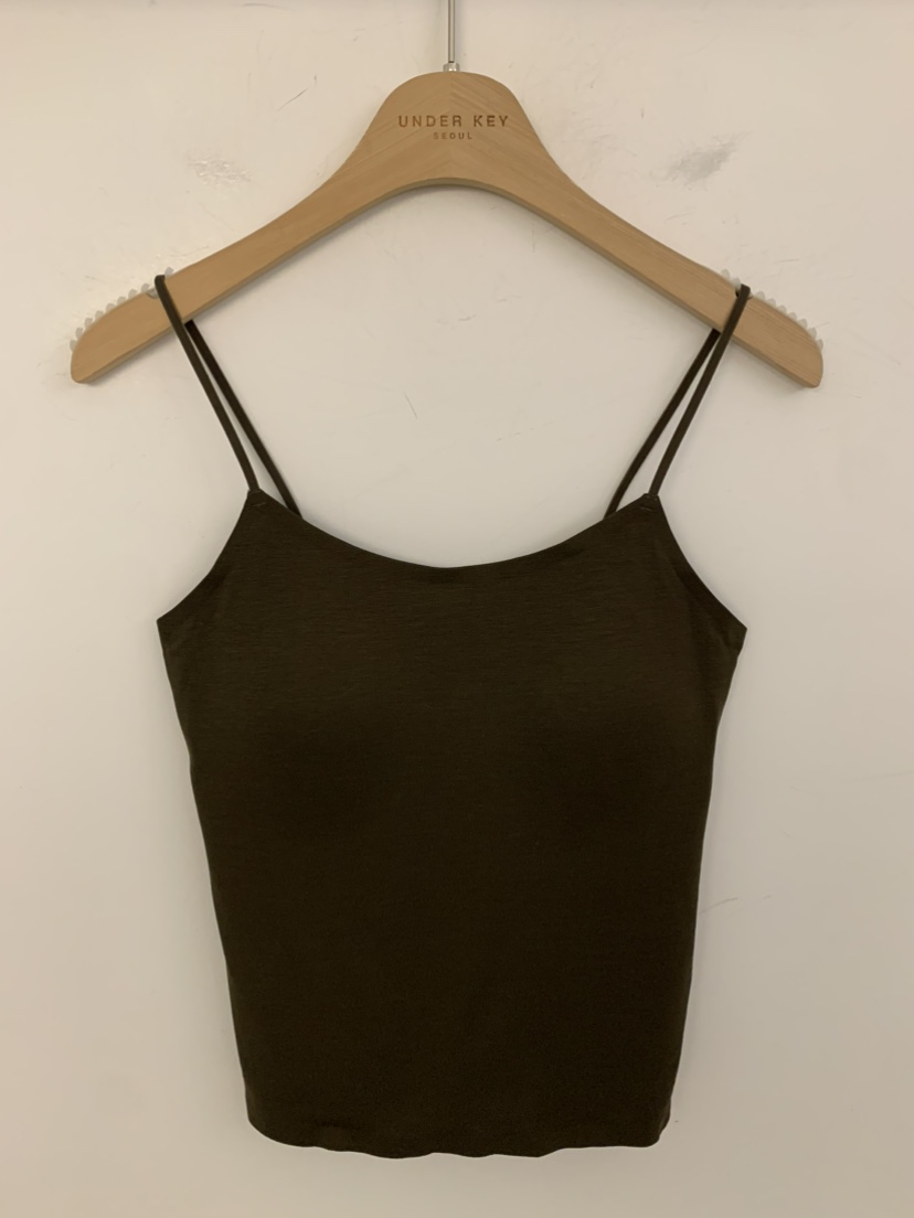 UNDER KEY韓國代購女士新品職業休閑26春夏熱賣吊帶背心UNDER KEY吊帶/背心圖色3棕色