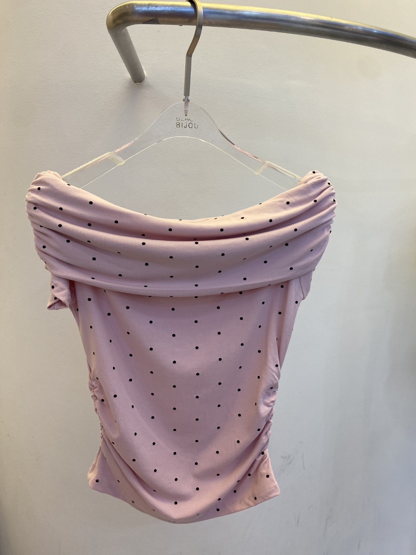 BLACK BIJOU韓國代購女士新款熱賣26春夏推薦時尚T恤褶皺BLACK BIJOUT恤圖色5