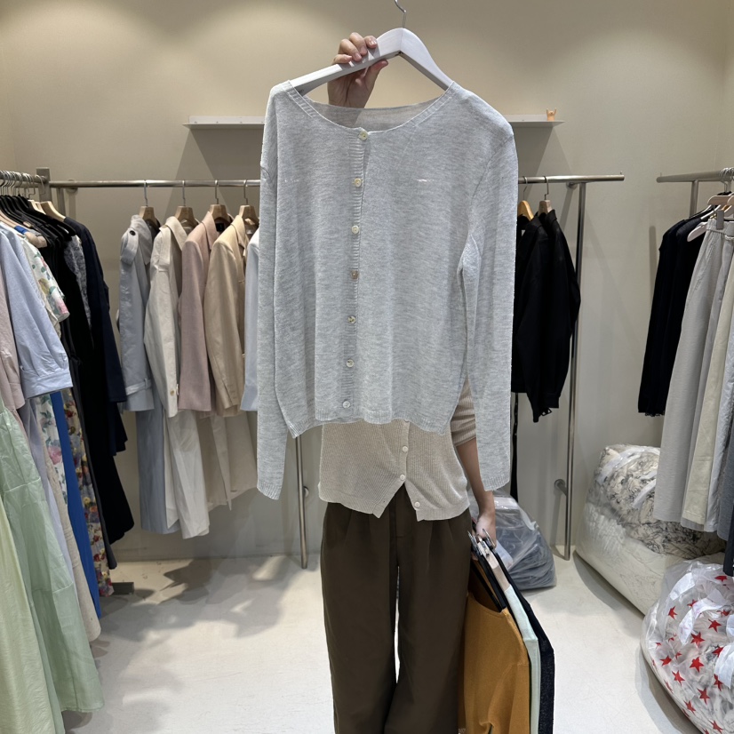 HER/PLAYLIST韓國東大門直郵女士新品人氣熱賣26春夏針織衫HER/PLAYLIST針織衫圖色2