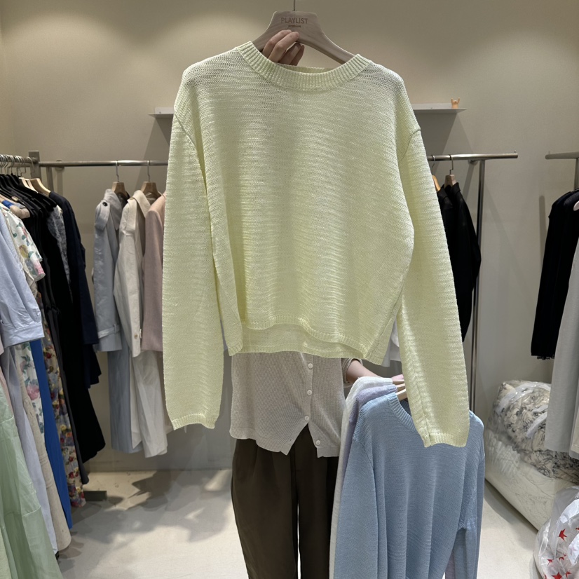 HER/PLAYLIST韓國直郵女裝新品人氣時尚推薦休閑26春夏針織衫HER/PLAYLIST針織衫圖色1