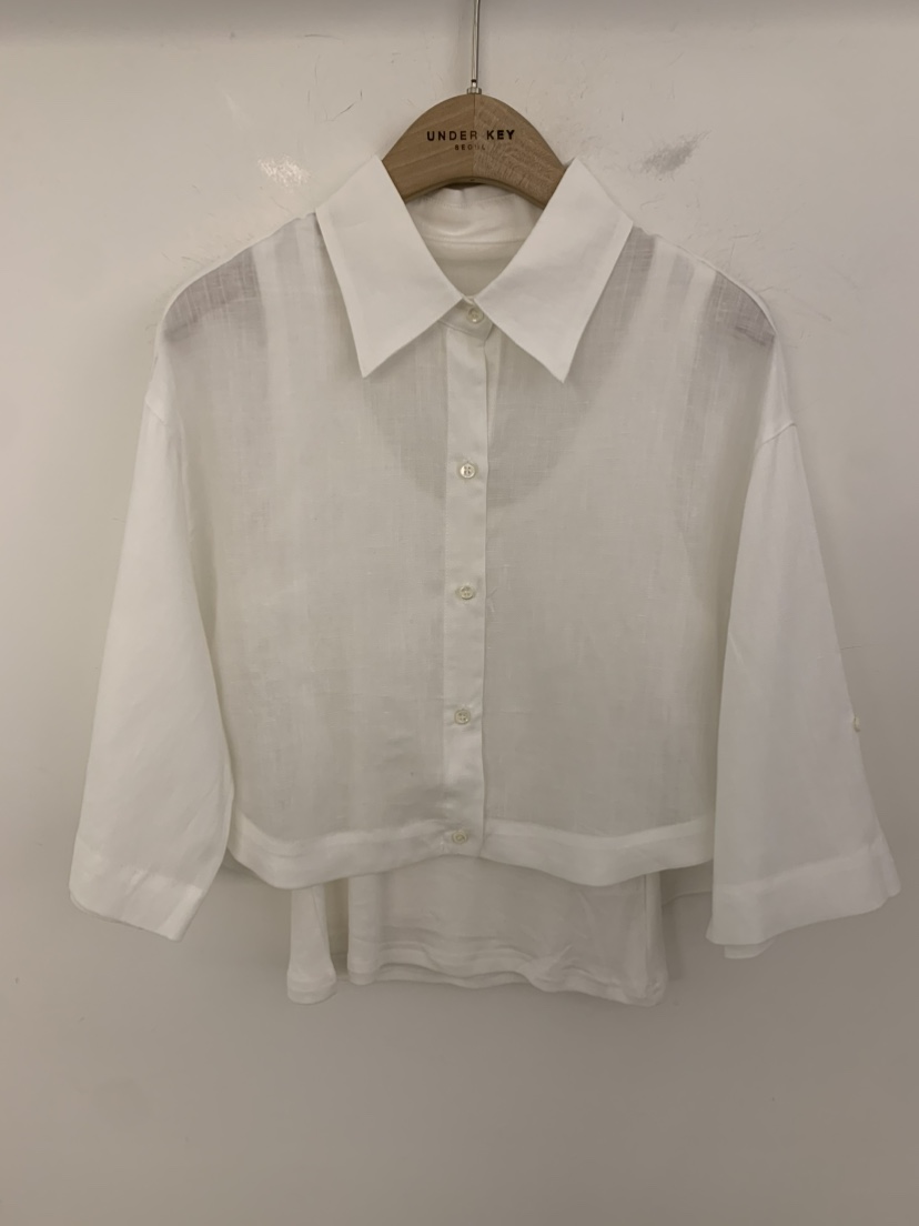 UNDER KEY韓國東大門直郵女士新品時尚職業套裝含吊帶亞麻UNDER KEY套裝圖色4