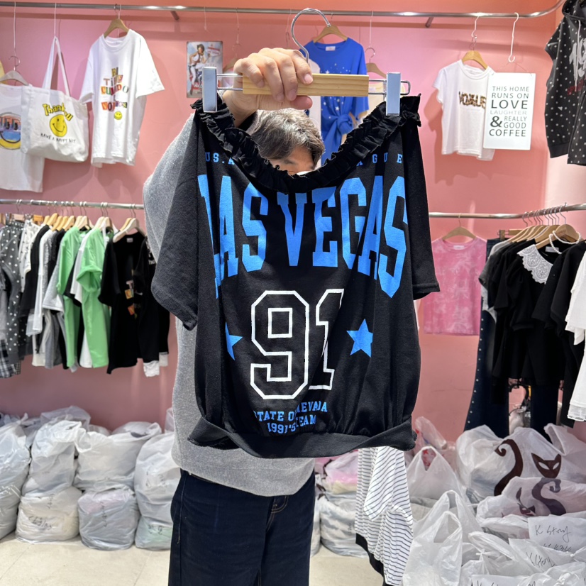 K STORY韓國東大門代購女裝新款26春夏休閑熱賣時尚職業T恤K STORYT恤圖色2