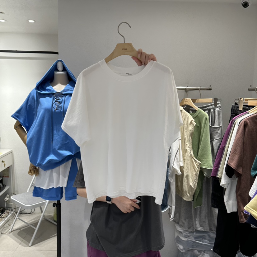 IN KIRA韓國直郵女裝新品職業推薦人氣熱賣26春夏時尚T恤IN KIRAT恤圖色1