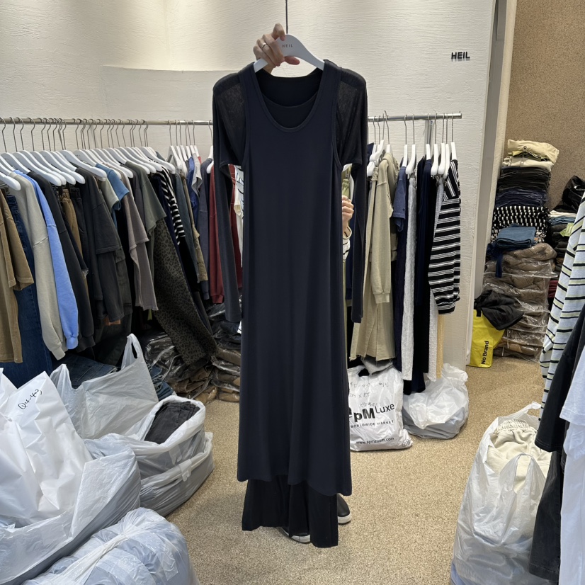 HEIL韓國直郵女士新款26春夏時尚推薦休閑人氣職業連衣裙HEIL連衣裙